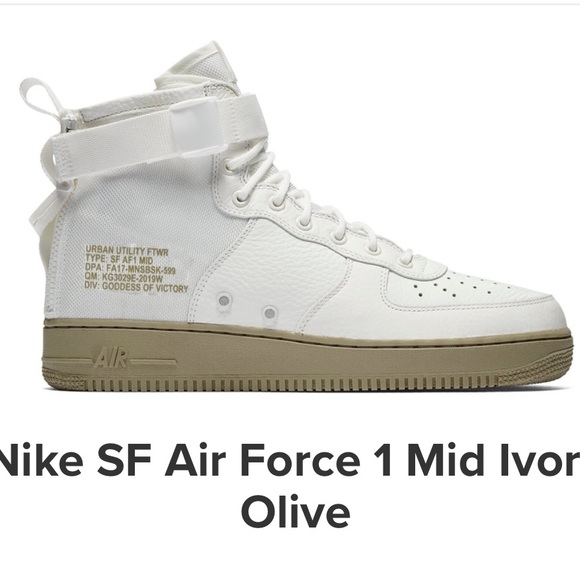 nike sf air force 1 mid ivory nike sf air force 1 mid ivory